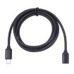 USB-C Male to Female PD Power Extension Cable, 1.5m Length - 1