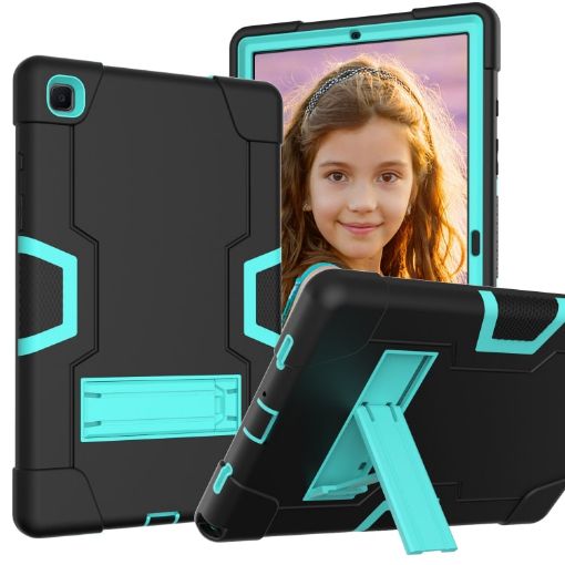 Shockproof Case for Samsung Galaxy Tab A7 10.4 (2020) - Black/Mint Green - 1