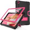 Shockproof Case for Samsung Galaxy Tab A7 10.4 (2020) - Black/Rose Red - 2