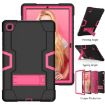 Shockproof Case for Samsung Galaxy Tab A7 10.4 (2020) - Black/Rose Red - 4