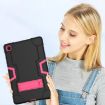 Shockproof Case for Samsung Galaxy Tab A7 10.4 (2020) - Black/Rose Red - 6