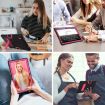 Shockproof Case for Samsung Galaxy Tab A7 10.4 (2020) - Black/Rose Red - 7