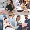 Samsung Galaxy Tab A7 10.4 (2020) Shockproof Case with Holder, Rose Gold - 7