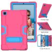 Shockproof Case for Samsung Galaxy Tab A7 10.4 (2020) - Rose Red/Blue - 4