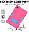 Shockproof Case for Samsung Galaxy Tab A7 10.4 (2020) - Rose Red/Blue - 5
