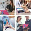 Shockproof Case for Samsung Galaxy Tab A7 10.4 (2020) - Rose Red/Blue - 7
