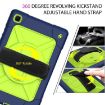 Samsung Galaxy Tab A7 10.4 Case, Silicone + PC, Navy Blue/Yellow-Green - 3