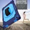 Samsung Galaxy Tab A7 10.4 Case 360 Rotation Shockproof Navy Blue - 6