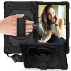 Samsung Galaxy Tab A7 10.4 2020 Shockproof Case with Holder - Black - 1