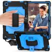 Samsung Galaxy Tab A7 10.4 2020 Shockproof Case with Holder Black Blue - 1