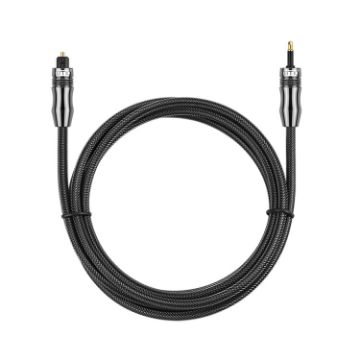 EMK 1.5m Toslink to Mini Toslink Optical Audio Cable OD6.0mm 3.5mm - 1