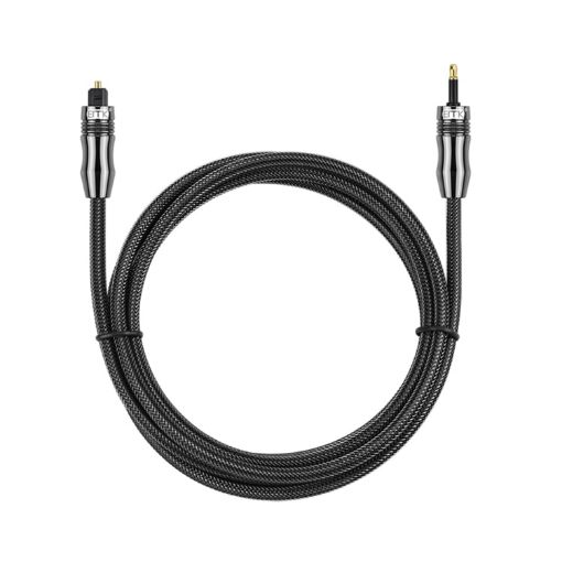EMK 5m Digital Optical Audio Cable OD6.0mm Toslink to Mini Toslink - 1