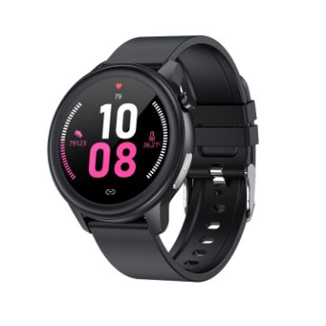E80 1.3" TFT Smart Bracelet, IP68 Waterproof, Health Monitoring, Black - 1