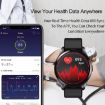 T88 1.28" TFT Smart Watch - IP67 Waterproof, Temp/Sleep/Heart Monitor - 9