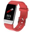 T1S Smart Bracelet - 1.14" Screen, IP67 Waterproof, Health Monitoring (Red) - 2