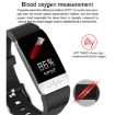 T1S Smart Bracelet - 1.14" Screen, IP67 Waterproof, Health Monitoring (Red) - 8