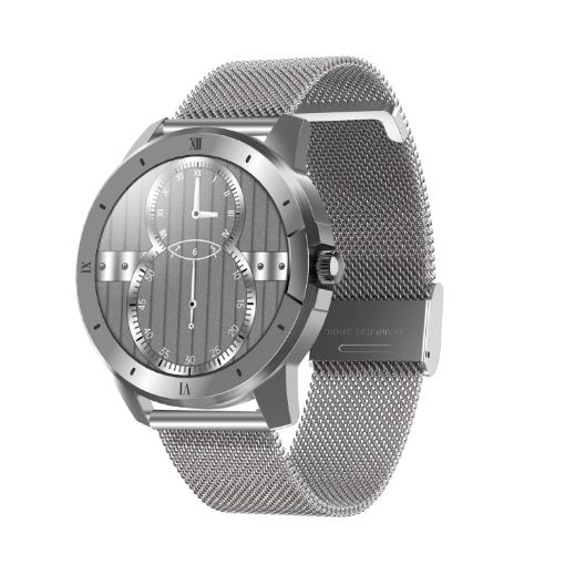 MX12 Smart Watch - 1.3" IPS, IP68 Waterproof, Bluetooth Call, Steel Strap - 1