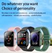 P6 1.54" TFT Smartwatch, IP68 Waterproof, Bluetooth Call, Sleep & Heart Rate Monitoring (Black) - 5