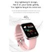 Z15 1.69" Touch Screen Smart Watch, IP67 Waterproof, Red, Health Monitoring - 6