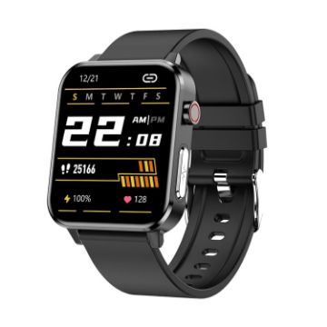E86 1.7" TFT Smart Watch, IP68 Waterproof, Blood Oxygen & Temp Monitor - 1