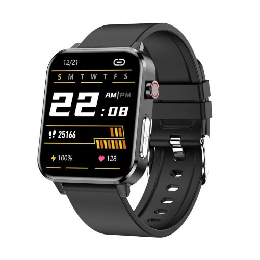 E86 1.7" TFT Smart Watch, IP68 Waterproof, Blood Oxygen & Temp Monitor - 1