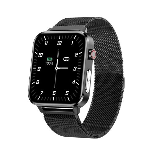 E86 1.7" TFT Smart Watch, IP68 Waterproof, Blood Oxygen & Temp Monitor - 1
