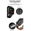 E86 1.7" TFT Smart Watch, IP68 Waterproof, Blood Oxygen & Temp Monitor - 7