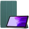 Samsung Galaxy Tab A7 Lite T225 Dark Green Leather Flip Case with Holder - 1