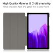 Samsung Galaxy Tab A7 Lite T225 Dark Green Leather Flip Case with Holder - 4