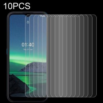 Nokia 1.4 Tempered Glass Film 10 Pack - 0.26mm 9H 2.5D Screen Protector - 1