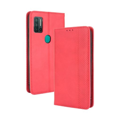 Ulefone Note 11P Red Leather Flip Case with Card Slots & Photo Frame - 1