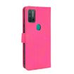 Ulefone Note 11P Rose Red PU Leather Flip Case with Card Slots & Holder - 3