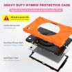 Shockproof Silicone + PC Case for Samsung Galaxy Tab A7 10.4 2020 - Orange - 4