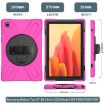 Shockproof Silicone + PC Case for Samsung Galaxy Tab A7 10.4 2020 (Rose Red) - 3
