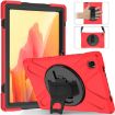 Shockproof Red Case for Samsung Galaxy Tab A7 10.4 2020 with Straps & Protector - 1