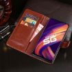 Ulefone Armor 11 5G Leather Case: Flip, Holder, Card Slots, Wallet, Brown - 6