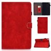 Samsung Galaxy Tab A7 Lite T220 Red Leather Case with Holder & Slots - 1