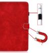 Samsung Galaxy Tab A7 Lite T220 Red Leather Case with Holder & Slots - 8