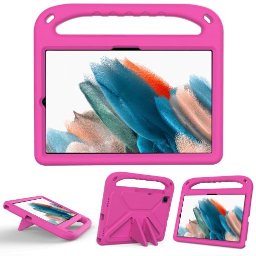 Samsung Galaxy Tab A7 10.4 (2020) Shockproof Case with Holder - Rose Red - 1