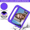 Purple EVA Shockproof Case for Samsung Galaxy Tab A7/S6/S5e/S6 Lite - 4