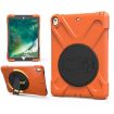Shockproof Orange Silicone + PC Case with Holder for iPad Pro 10.5 - 1