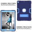 Navy Blue Shockproof Silicone + PC Case with Holder for iPad Pro/Air 10.5 - 3