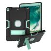Shockproof Silicone + PC Case with Holder for iPad Pro/Air 10.5" (Black/Mint) - 1