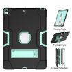 Shockproof Silicone + PC Case with Holder for iPad Pro/Air 10.5" (Black/Mint) - 6