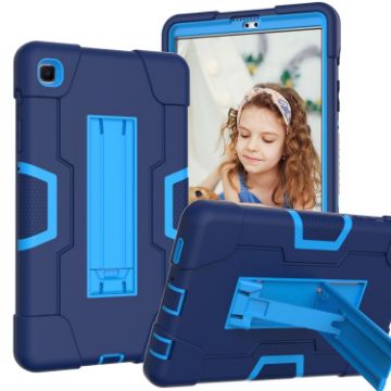 Samsung Galaxy Tab A7 10.4 (2020) Shockproof Case with Holder - Navy/Blue - 1