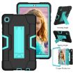 Samsung Galaxy Tab A7 10.4 (2020) Shockproof Case Black/Mint Green - 4