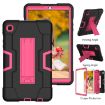 Shockproof Case for Samsung Galaxy Tab A7 10.4 (2020) - Black/Rose Red - 4