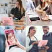 Samsung Galaxy Tab A7 10.4 (2020) Shockproof Case with Holder, Rose Gold - 6