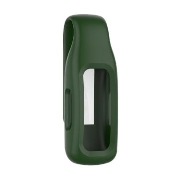 Fitbit Ace 3/Inspire 2 Silicone Clip Case Cover - Army Green - 1