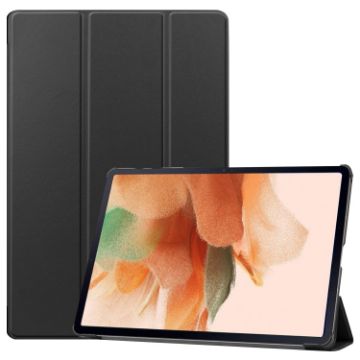 Samsung Galaxy Tab S7 Lite/FE Leather Case with Holder & Sleep Function - 1